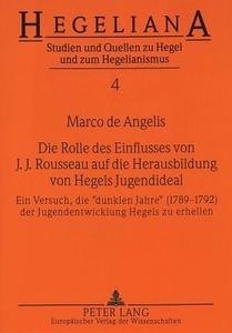1995: Rousseau’s influence on the young Hegel