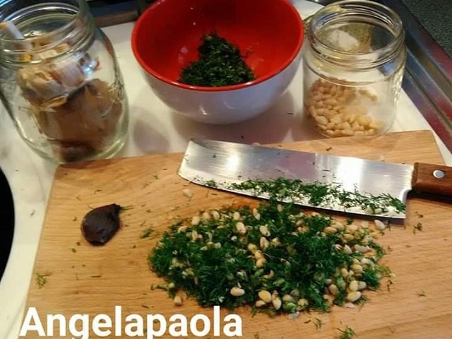 Spaghetti mit wildem Fenchel (alternativ: grüne Fenchelbüschel)